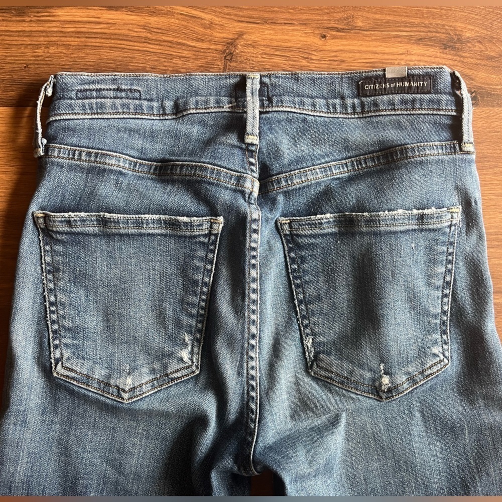 Citizen of Humanity - Rocket crop high rise skinny w/frayed bottoms - Picture 7 of 10